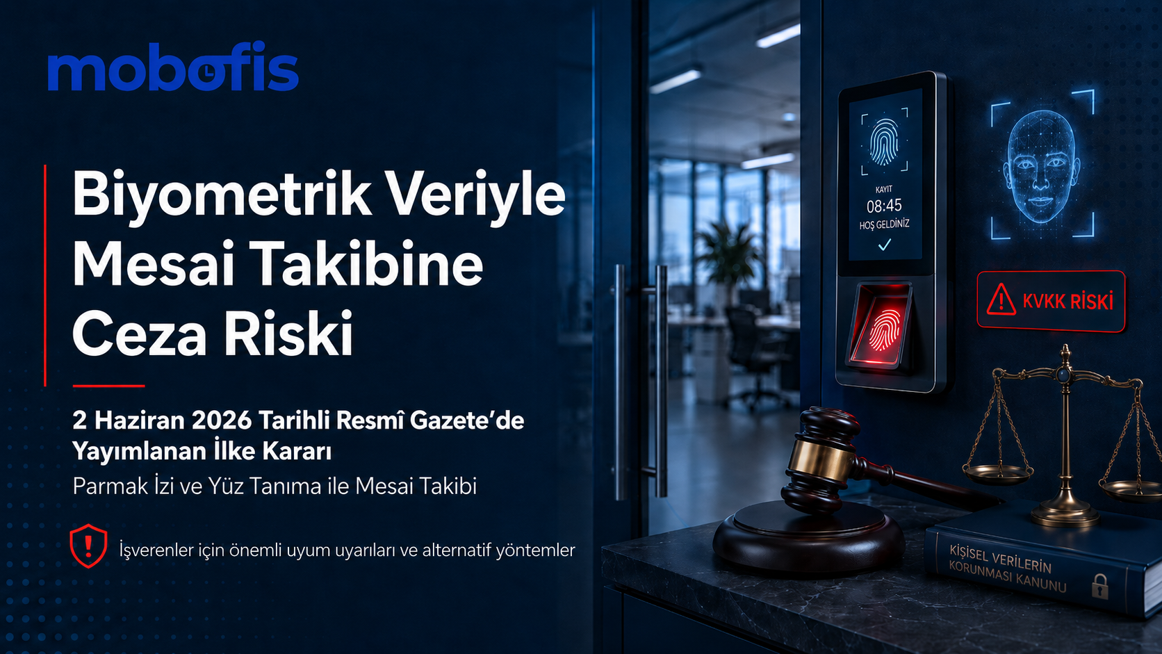 Biyometrik Veriyle Mesai Takibine Ceza Riski: KVKK’nın Parmak İzi ve Yüz Tanıma Kararı